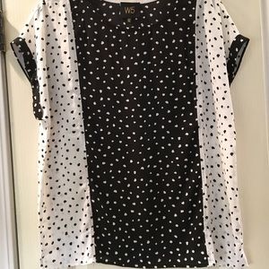 Polka dot blouse